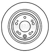 BORG & BECK Тормозной диск BBD4744